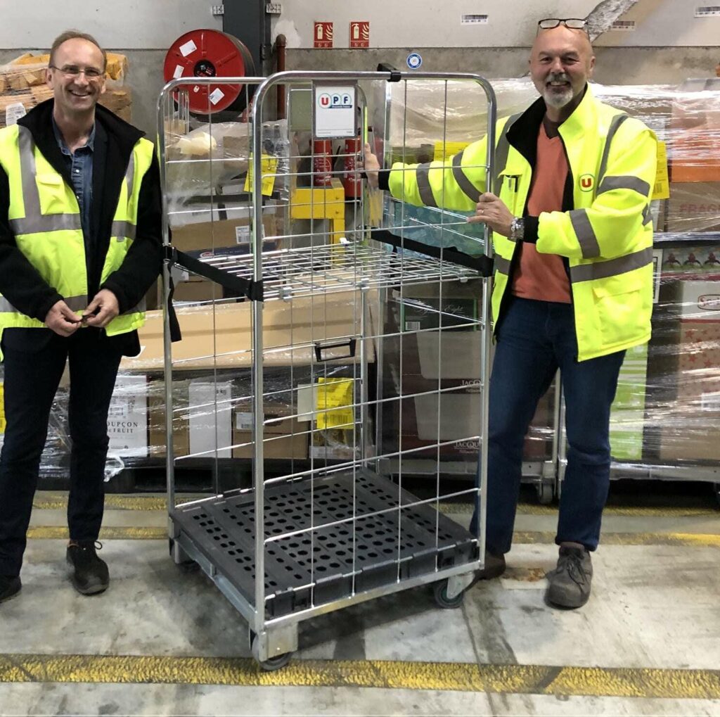UPF improve their internal logistics with Foldia roll cages from K.Harwall