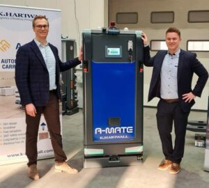 Successful cooperation of K.Hartwall and Elokon with A-MATE mobile robots